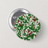 白いイチゴ 缶バッジ (正面&裏面)