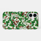 白いイチゴ iPhone 16ケース (裏面横)