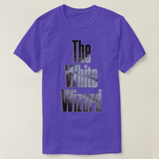白いウィザード Tシャツ (デザイン正面)