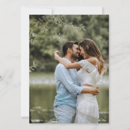 白いウェディングドレスの花嫁 肖像画 招待状