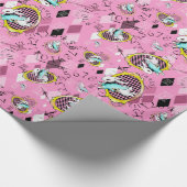 白いウサギのギフト用包装紙の不思議の国の包装紙 ラッピングペーパー (角)