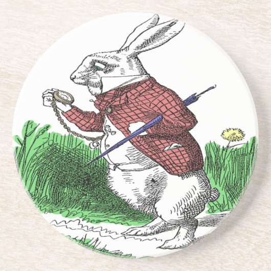白いウサギのコースター コースター (正面)