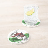 白いウサギのコースター コースター (側面)