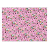 白いウサギのテーブルクロスの不思議の国のテーブルクロス テーブルクロス (正面(横))