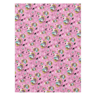 白いウサギのテーブルクロスの不思議の国のテーブルクロス テーブルクロス