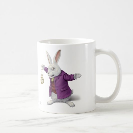白いウサギのマグ コーヒーマグカップ (右)