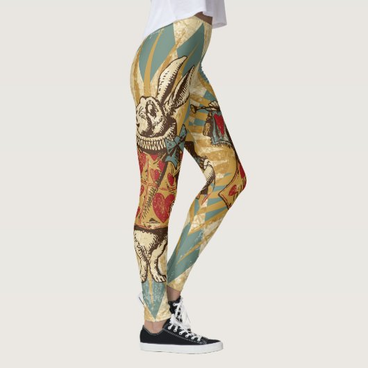 白いウサギのヴィンテージ レギンス (右)