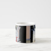 白いウサギはパリExpressoのマグに行きます エスプレッソカップ (正面)