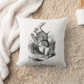 白いウサギ クッション (ブランケット)