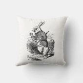 白いウサギ クッション (裏面)