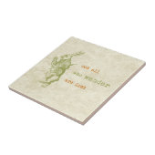 白いウサギ、不思議の国のアリス タイル (側面)