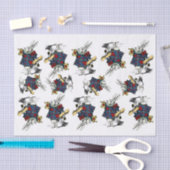 白いウサギ! 不思議の国のヴィンテージクラシックなアリス 薄葉紙 (クラフト)