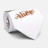 白いウサギ(色) ネクタイ (ロール)