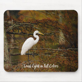 白いエグレ素晴らしット(紅葉マウスパッド) マウスパッド