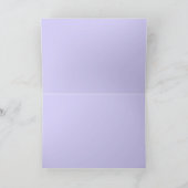 白いエルクシルエットグリーティングカード カード (内部)