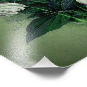 白いエレガントスイートピーの花 フォトプリント            (角)