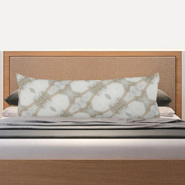 白いエレガントスタイリッシュ真珠 ボディピロー