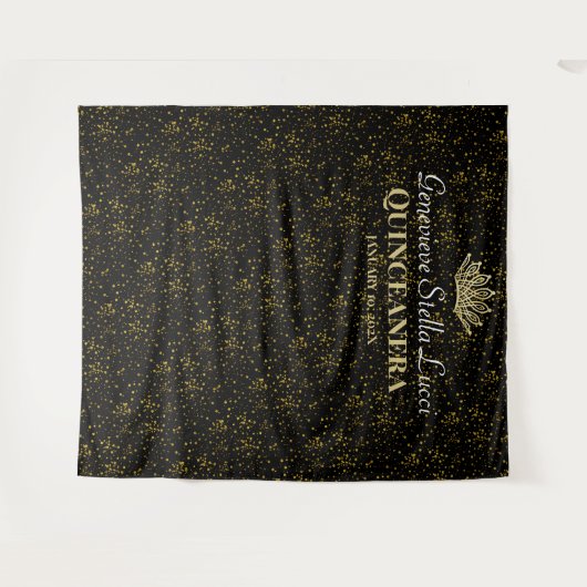 白いエレガントバラの背景を使った仮装 タペストリー (正面(横))