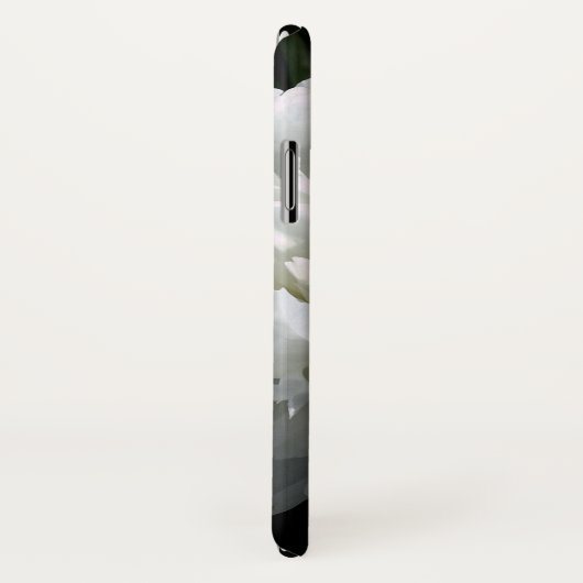 白いエレガント牡丹フローラ白い花写真 Case-Mate iPhoneケース (裏面/右)
