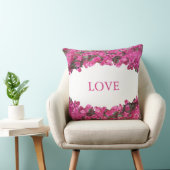 白いエレガント花が大好き クッション (椅子)