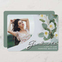 白いエレガント花のスクリプト |写真モダングラード