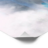 白いオオカミと北の光のペア ポスター (コーナー)