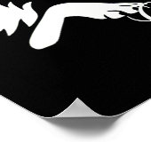 白いオオカミの「グリン・ウルフ」ポスター ポスター (角)