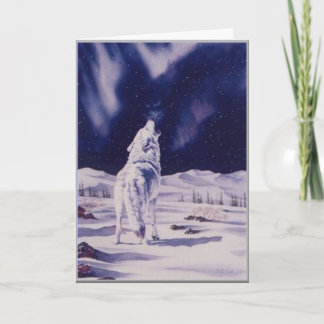 白いオオカミカード カード