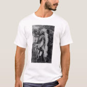 白いオオカミ、コマンチェの責任者、c.1891-98 tシャツ (正面)