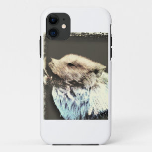 白いオオカミ iPhone 11 ケース