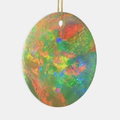 白いオパールのオーナメント セラミックオーナメント (右)