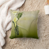白いオランダカイウユリ クッション (ブランケット)