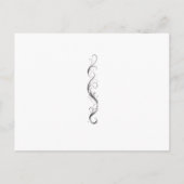 白いオレンジ色の猫おもしろいが3匹歌う ポストカード (裏面)