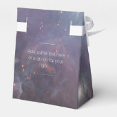 白いオーガニック好意レトロオリオン星雲EDITABLE フェイバーボックス (裏面サイド)