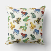 白いカエル クッション (正面)