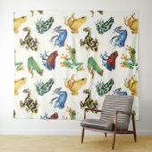 白いカエル タペストリー (インサイチュ(横))