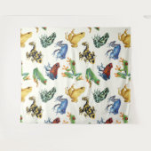 白いカエル タペストリー (正面(横))