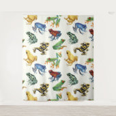 白いカエル タペストリー (正面)