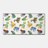 白いカエル デスクマット (正面)