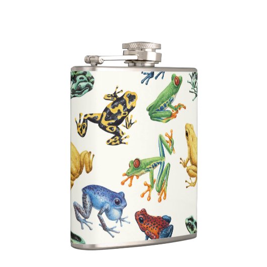 白いカエル フラスク (右)