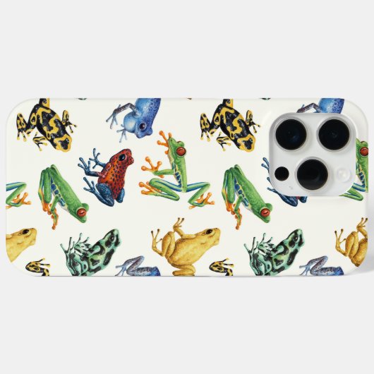 白いカエル Case-Mate iPhoneケース (裏面 (横))