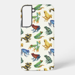 白いカエル SAMSUNG GALAXY S22+ケース