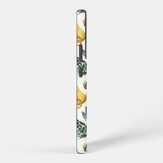 白いカエル SAMSUNG GALAXYケース (右側面)