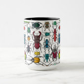 白いカブトムシ マグカップ (中央)