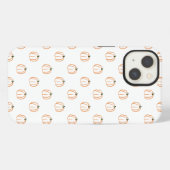 白いカボチャのケース iPhoneケース (裏面横)