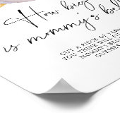 白いカボチャ – ママのベリーゲームはどれくらい大きい ポスター (角)