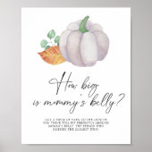 白いカボチャ – ママのベリーゲームはどれくらい大きい ポスター (正面)