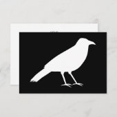 白いカラスとの黒 出欠カード (正面/裏面)