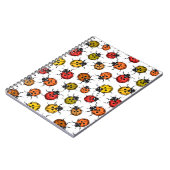 白いカラフルラディバグ ノートブック (左側)