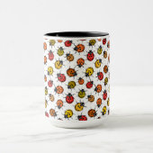 白いカラフルラディバグ マグカップ (中央)